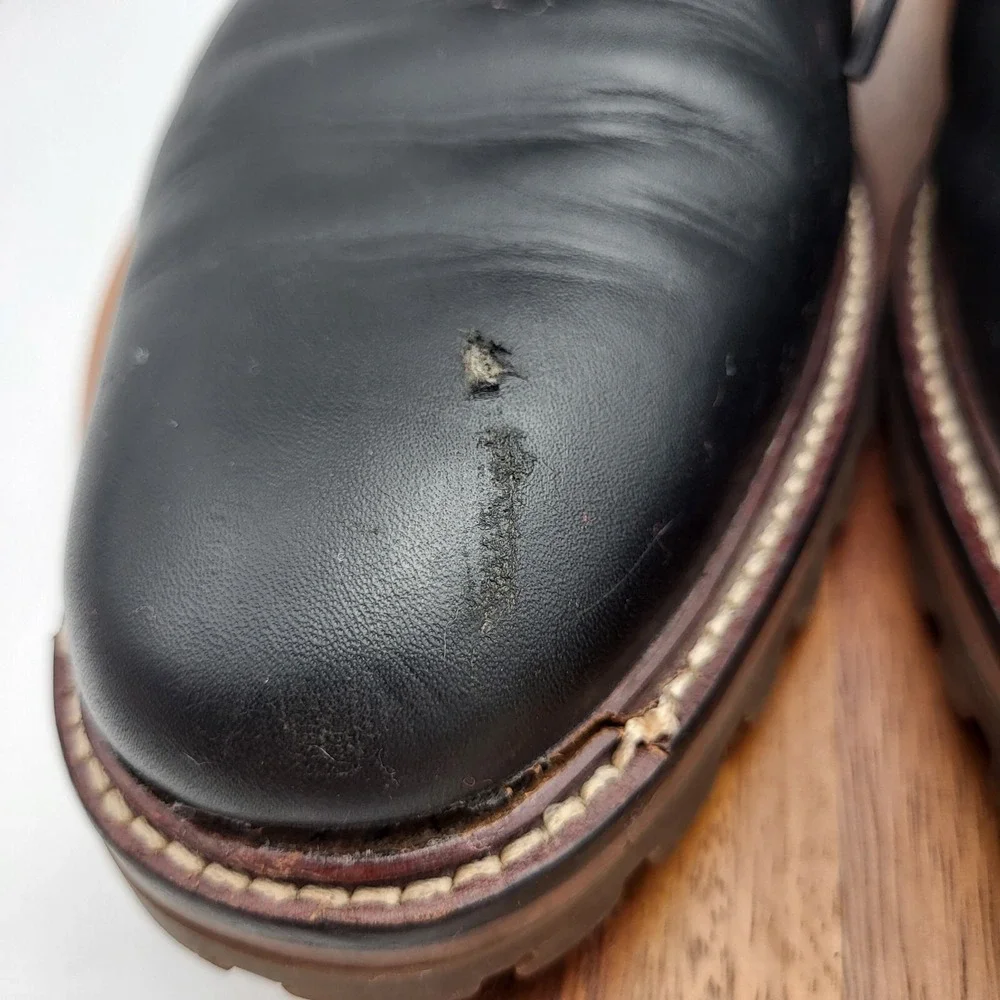 Warfield &‎ Grand Chukka Boots Mens Size 11.5 Black Leather Allen Dress Boots